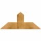 Ekena Millwork Portland Rough Sawn Timber Gable Bracket, Western Red Cedar, 36"W x 15"H x 2"D x 6"F, 10/12 Pitch GBW036X15X0206POR00RWR - alternate 1